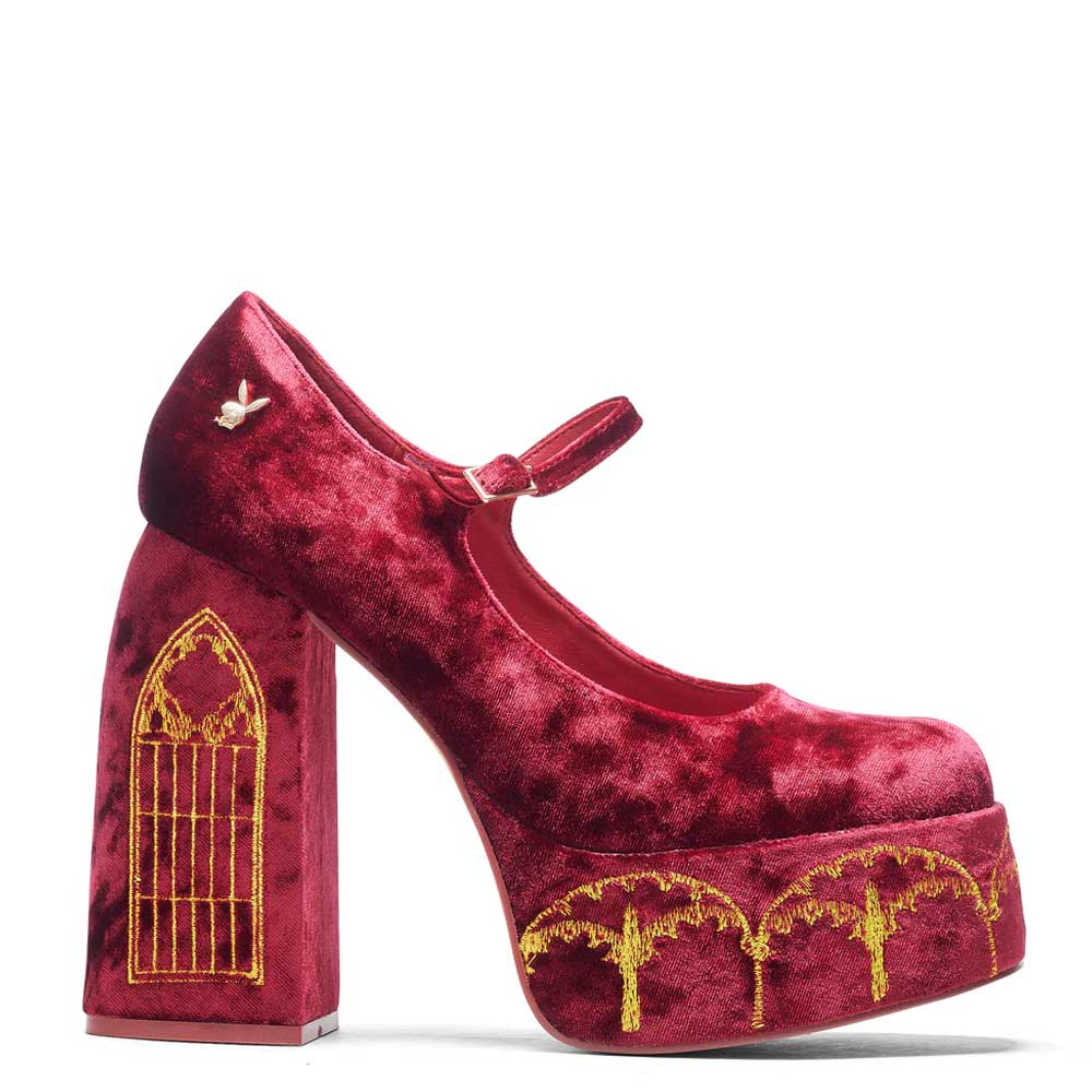 Koi Footwear Koi Footwear Feudal Fantasy Playboy Crushed Velvet Sanda